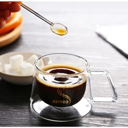 Clear Glass Stirring Coffee Spoon Dinnerware Eco-friendly Tableware Set For Kitchen Home Furnishing Necessity