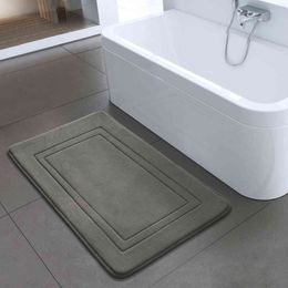 50x80cm Bathroom Bedroom Non-slip Mats sponge Rug Shower Carpet for Bathroom Kitchen high Quality Bath Mat 211109