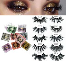 False Eyes Health & Beauty Drop Delivery 5D Makeup Sexy Eyelashes 30 Styles One Pair Box Package Faux Full Strip 20Mm Eye Lashes Cosmeti