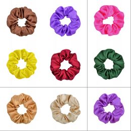 Colorful Girls Scrunchie Elastic Hair Band For Female Ponytail Holder Hair Rope Ring Rubber Band Headwear Hair Accessories 305 U2