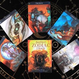 Barbieri Zodiac Cards Popular Spiritual Mantra Oracles Card Game healing Set Telling Tarot Board Games Playing