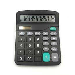 Calculators wholesale Office Finance Calculator With Voice Commercial 12 Digit Electronic Calculators Home School Stationery Large Screen Counter x0908