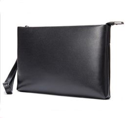 Wholesale Men's clutch bags men genuine leathers clutches bag fashion cowhide envelope coin purse 9825