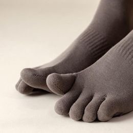 -Männer Socken Mann Fünf Finger Kurzer Baumwolle Candy Color Fashions Business Casual Atmungsaktiv mit Zehen EU 38-44