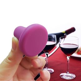 safe bottles UK - 9 Colors Preservation Tools Bottle Stopper Bottles Caps Wine Stoppers Family Bar Silicone Creative Design Safe And Healthy new a23