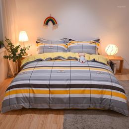 adult anime bedding UK - Bedding Sets Queen Cover Satin Duvet Set Sheet Anime Size Kawaii King Bedsheet Bedspreads Luxury Adult Colors Living Solid