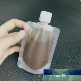 Packing Bottles 30/50/100ml Clamshell Packaging Bag Stand Up Spout Pouch Plastic Hand Sanitizer Lotion Shampoo Makeup