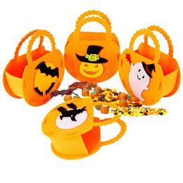 Gift Wrap Halloween Tote Non-Woven Bag DIY Ghost Festival Children Gift Candy Props Supplies Party Decoration Bags