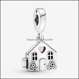 Charms Jewelry Findings & Components Sweet Home Arrival 925 Sterling Sier Moms House Dangle Fit Original European Charm Bracelet Fashion Wom