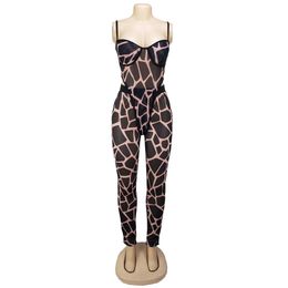 Summer Women Set Tracksuits Perspective Mesh Strapless Bodysuits+Pants Sexy Night Club Party Street Two Piece Suit Outfits