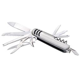 2021 11-in-1Stainless steel Multi-Tool Swiss Army Style Knife Folding Knife Bottle Opener Screwdriver Tools FAST SHIP