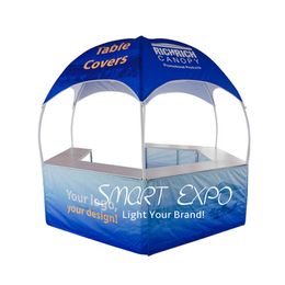 10x10 Bar Booth Tent Photo Advertising Display with Custom Full Color Printing Graphics