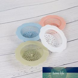 1pc Round Silicone Flower Shaped Anti Clogging Hair Catcher Philtre Net Pool Philtre Floor Drains Bathroom Strainer Water Philtre