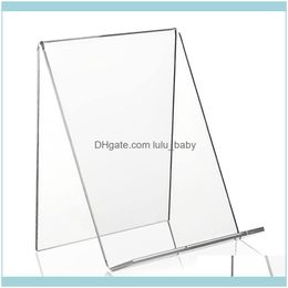 Packaging & Jewelryacrylic Book Stand With Ledge Transparent Display Easel Clear Tablet Holder For Books Notebooks Artworks Jewellery Pouches