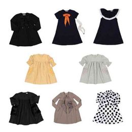 Toddler Girl Dresses Carbon Soldier New Spring Summer Wholesale Lots Bulk Clothes Princess Boutique Kids Clothing Baby Dress G1218