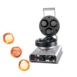 Commercial Electric Ice Cream Waffle Bowl Maker Waffle Cone Machine Double-Sided Heating Non-Stick Pan