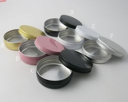 50 x 100g Aluminium jar metal for cream powder gel use 3.33 oz cosmetic bottles 100ml containergoods qty