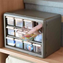 Desktop Storage Box Plastic Drawer Space Saver Organizer For Skin Care Products Jewelry Makeup Tools N4N003B03 210922