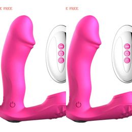 NXY Vibrators 3 IN 1 Sucking Vibrator 7 Mode Vibrating Sucker Anal Vagina Clitoris Stimulator Wearable Oral Suction Erotic Sex Toys for Women 1119