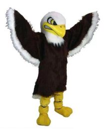 Deluxe Plush Falcon professional Hawk Eagle Mascot Bird CostumeDress Adults Size Halloween Party Costume