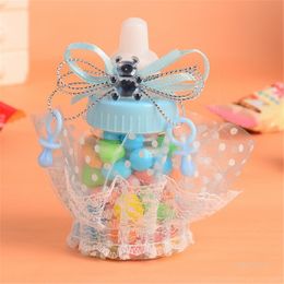 Baby Shower Gift Bottle Box Baptism Christening Brithday Party Favours Gift Favours Candy Box Bottle Boy Girl T9I001165