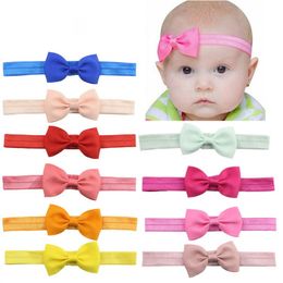 8cm Wholesale Infant Bow Headbands Children Hair Accessories Newborn Bowknot Flower Hairbands Baby Girl Photography Prop 93 Y2