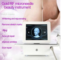 Professional Fractional RF Microneedle Machine 10/25/64/nano Pins Cartridge Stretch Marks Remove Face Skin Lifting Shrink Pores