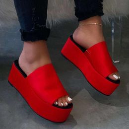 Summer Clear Strap Sandals Women High Heels Peep Toe Platform Dress Shoes Flats Slippers