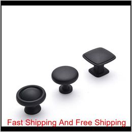 Alloy Black Round Cabinet Knobs And Pulls Furniture Handles And Pulls For Kitchen And Bathroom Cabinets Dresser Cupboards Drawers Gpjv L1Fne