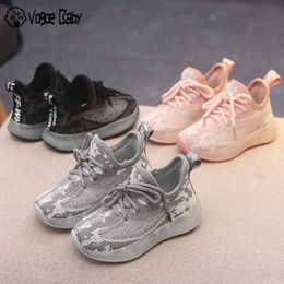 Children Sports Sneakers Girls Boys Breathable Net Shoes Soft-Soled Toddler Kids Kindergarten Trainers Spring Autumn Summer New G1025