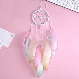 Girl feather birthday present wind chimes dream catcher hanging