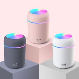 Electric Air Humidifier Portable 300ml Aroma Oil Diffuser USB Cool Mist Maker Sprayer Ultrasonic Colorful Night Light Home Car