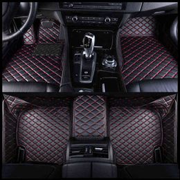 Custom Car Floor Mats for BMW e36 e39 e46 e60 e90 f10 F15 F16 f30 x1 x3 x4 x5 x6 1/2/3/4/5/6/7 car accessories styling foot mats H220415