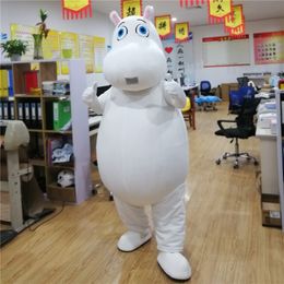 Mascot Costumes Hippopotamus Hippo Mascot Costume Adult Size Halloween Outfit Fancy Dress Suit