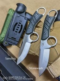 Theone knuckles Fixed Blade Knife Claw Karambit DC53 Outdoor Tactical KnifesSurvival Camping Collection Hunting Knives EDC Tools