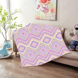 Blankets Pink Blanket Fleece Summer Kids Adult Bedspread On The Bed Sofa Throw Picnic Custom
