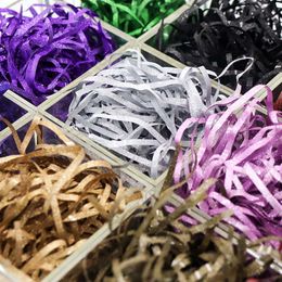 New Event Party Holiday DIY Decorations 50g per Pack Colorful Shredded Crinkle Paper Gift Box Filler Craft Party Craft Paper Candy Box DIY