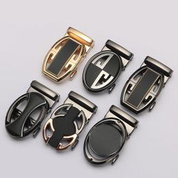 Men's Business Alloy Automatic Buckle Unique Man Plaque Belt Buckles for 3.5cm Ratchet Men Apparel Accessories