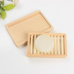 Creative Rack Soap Tray Storage Box Dishes Double Diy Two Layers Deck Woman Man Fashion Supplies Wooden Holder Bath SN3826