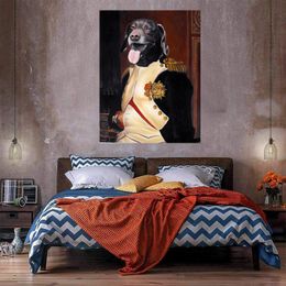 Dog portrait Oil Painting On Canvas Home Decor Handcrafts /HD Print Wall Art Picture Customization is acceptable 21060701