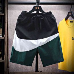 BPP Summer Sports Shorts Breathable Cool Men's Trend Capris Basketball Running Beach Pants Loose Casual Capris 2021 NEW H1210