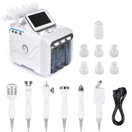 Portable 6 in 1 Hydro Microdermabrasion Hydra Facial Deep Cleaning RF Face Lift Skin Tightening Spa Beauty Machine