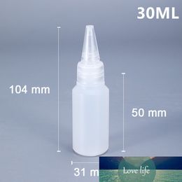 10PCS of Empty 30ML Plastic Dropper Bottle High Quality PE Material Packing Container for Lotion Glue Oil