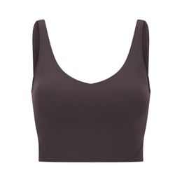 Back Women Yoga Bra Tank Tops Soft Fabric Shockproof Sports Bra Shirts Fitness Vest Top Sexy Underwear Solid Colour Gym Clothes with Removable Cups B68Z