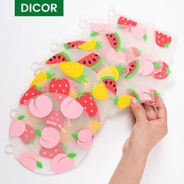 Fruity Placemat Silicone for Mug Home Office Desktop Decoration Strawberry Pineapple Watermelon Peach Scented Table Mat