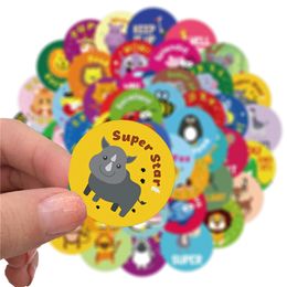 Fedex Shipping Wholesale 50pcs/pack Cute Cartoon Stickers Car Luggage Helmet Laptop Skateboard Decal Kids Toys