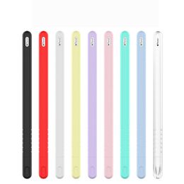 Universal Tablet PC Stylus Pens Protective Case Silicone Pencil Cover Anti-fall Wear-resistant For ipad 2