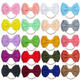 Baby Girl Headbands and Bows Knot Nylon Headwrap Hair bands for born Toddler Children