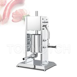 Sausage Stuffering Machine Kitchen Vertical 5L Sausages Filler Stainless Steel Meat Stuffer Commercial