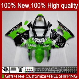 Bodywork For KAWASAKI NINJA ZX-6R 600CC ZX-636 ZX600 1998 1999 Body 16No.92 ZX-600 ZX600CC ZX636 98-99 ZX 636 600 CC 6 R 6R ZX6R 98 99 Motorcycle Fairing Kit factory green